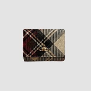 Vivienne Westwood Red Plaid Wallet